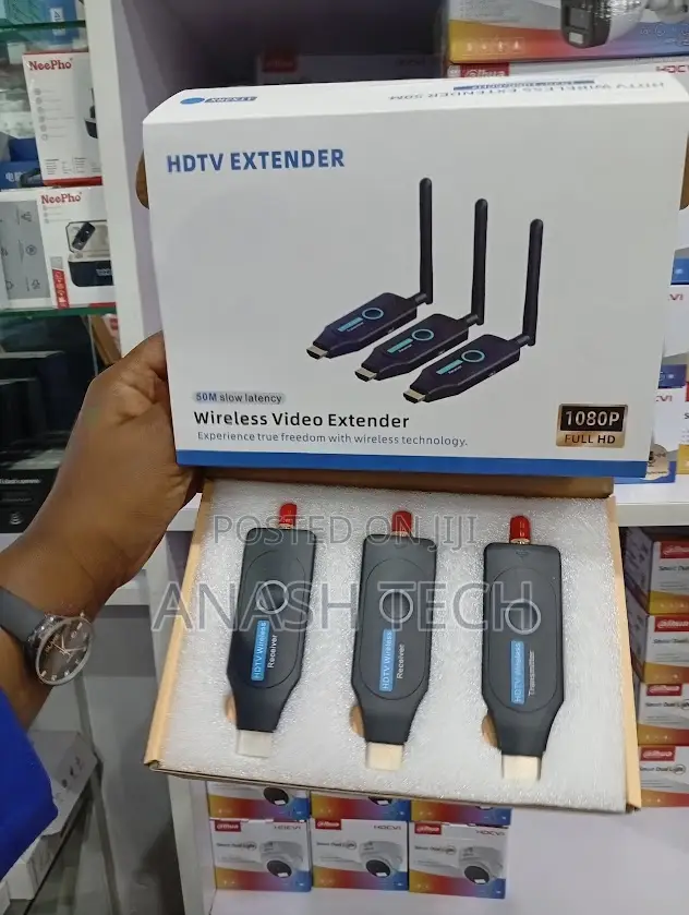 50 Meter Wireless HDMI Extender Dual Display Video Transmission