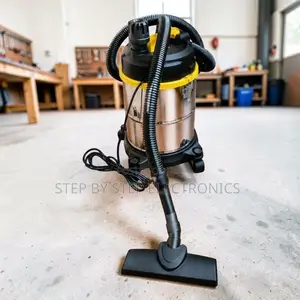 Convenient Handle Wet Dry Vacuum Cleaner With Stainless Steel Tank