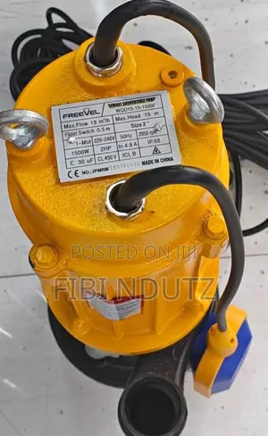 New 15m Head FreeVel Sewage Submersible Water Pump/2hp Sewage Pump