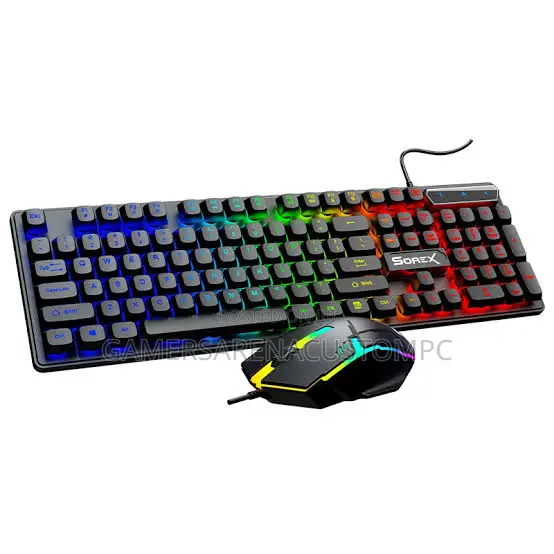 Sorex Km2025 Mechanical Wired Gaming Keyboard Mouse Combo