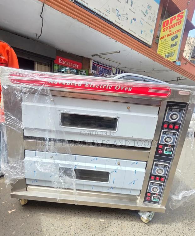 2 Deck 4 Trays Commercial Three Phase Electric Oven - thumbnail 3