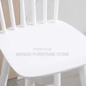 Barstool; Armless Black Eames Barstool Style