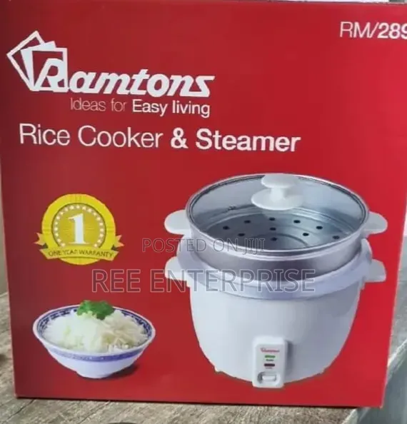 Ramtons RM/289 - Rice Cooker and Steamer(1YR WRTY)