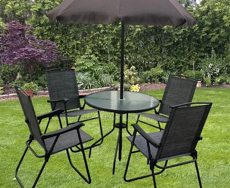 Four Seaters Outdoor Restaurant Set