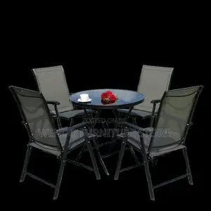 Four Seaters Outdoor Restaurant Set