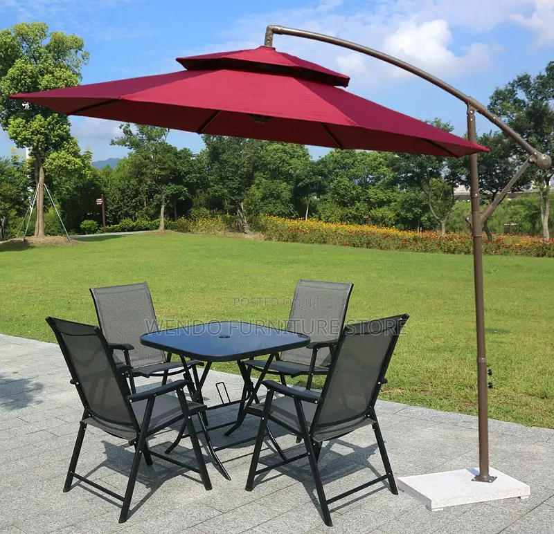Four Seaters Outdoor Restaurant Set