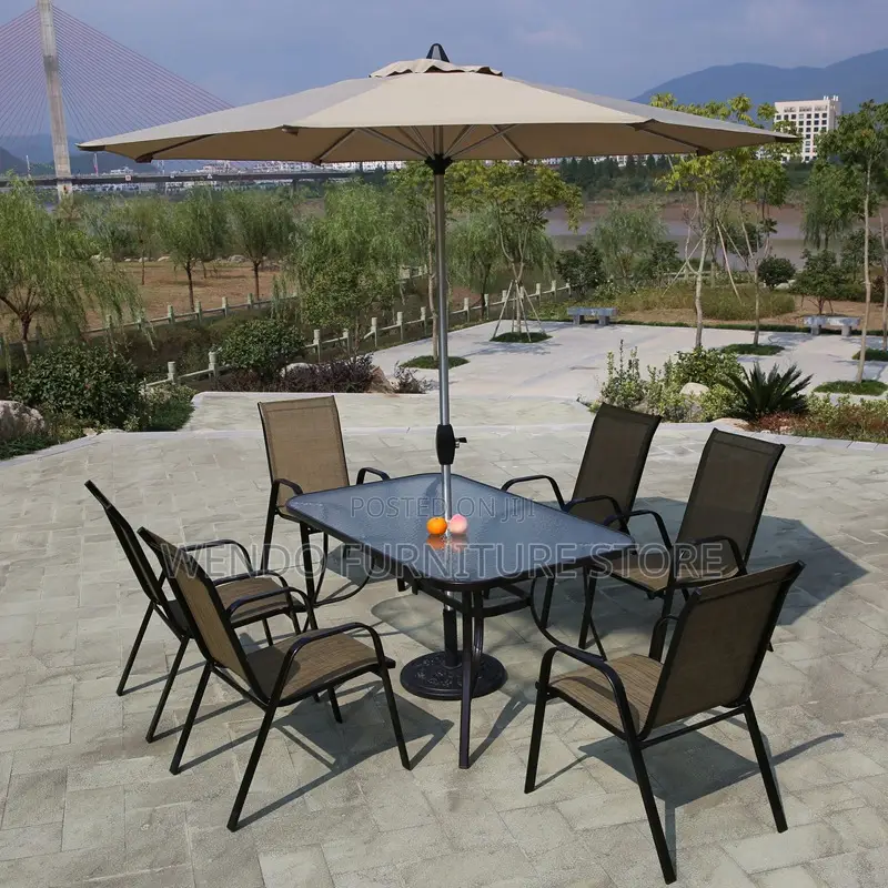 Four Seaters Outdoor Restaurant Set