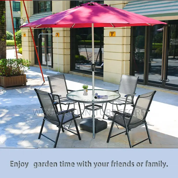 Four Seaters Outdoor Restaurant Set