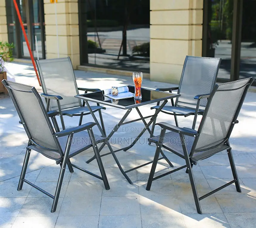Four Seaters Outdoor Restaurant Set