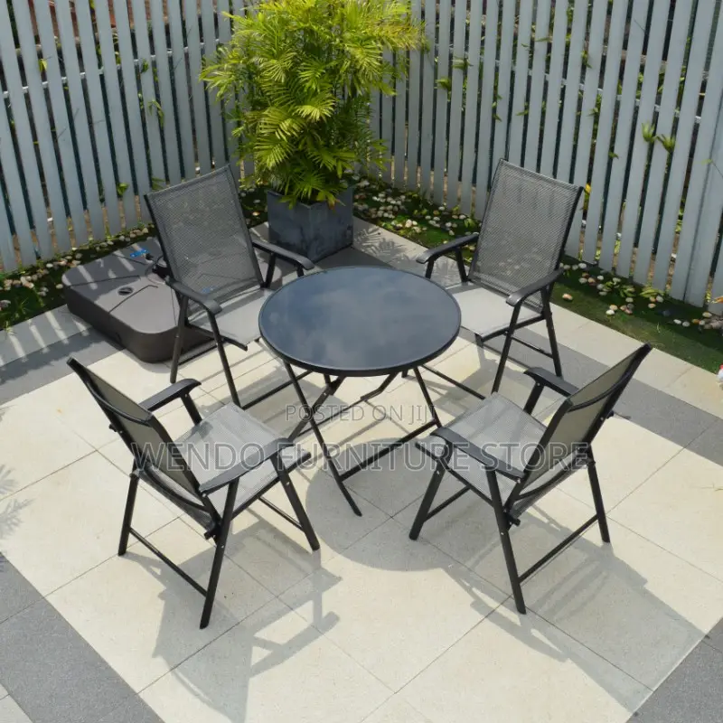 Four Seaters Outdoor Restaurant Set