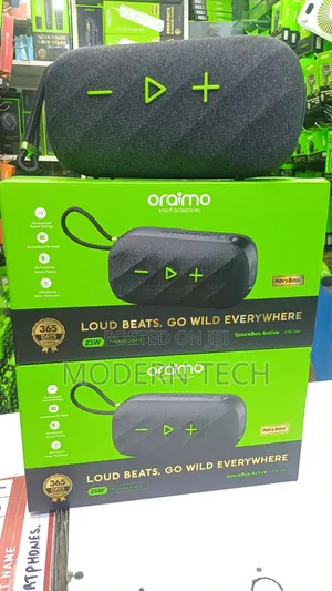 Oraimo SpaceBox Active 25W Speaker – FM Radio, Memory Card