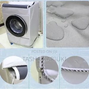 *Front Load Washing Machine Cover *Grey/Silver
