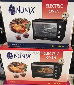Nunix E20-R Electric Oven With Rotisserie.