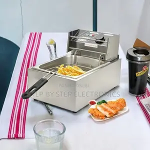 Sleek 4l/6l/10l Electric Single Tank Stainless Steel Deep Fryer
