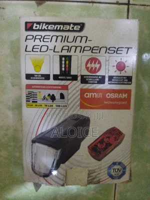 Bikemate Premium USB Rechargeable Bicycle Light Set (100 Lux)