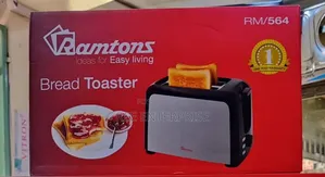 Ramtons RM/564 - 2 Slice Stainless Steel Toaster - Silver (1YR WRTY)