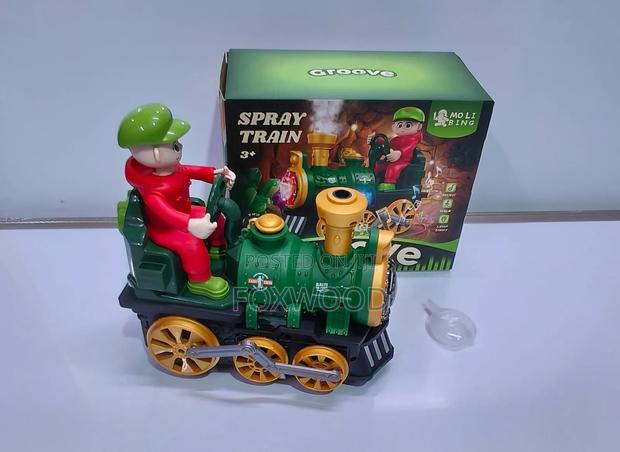 Battery-Operated Electric Train With Mist Lights - main view