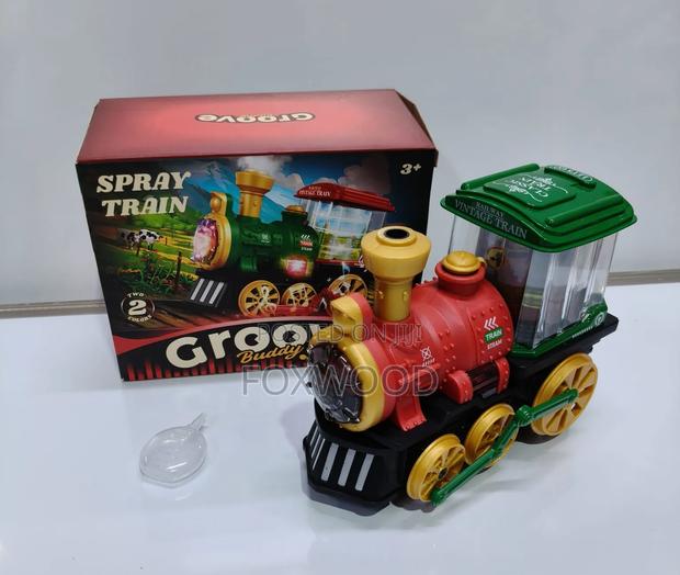 Battery-Operated Electric Train With Mist Lights - thumbnail 2