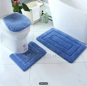 3pc Flocking Antislip Microfiber Mats