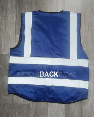 Zipped Reflective Safety Vest With Pockets