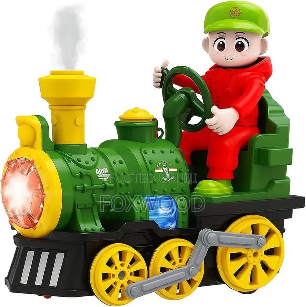 Battery-Operated Electric Train With Mist Lights - thumbnail 3