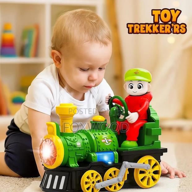 Battery-Operated Electric Train With Mist Lights - thumbnail 4
