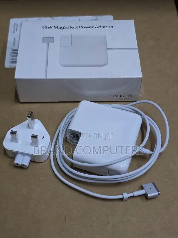 45W Magsafe 2 Macbook T-Shaped Tip Laptop AC DC Power Adapter Charger