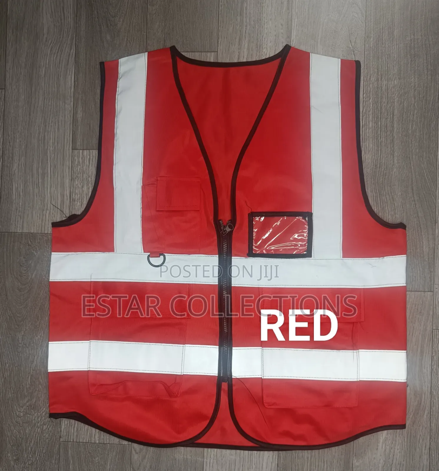 Multi Pocket Safety Reflector Vest
