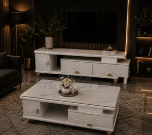 Marble Coffee Table and TV Stand