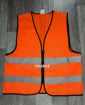 High Visibility Zip Safety Vest