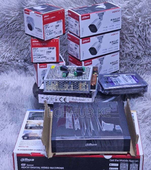 CCTV Set Dahua New 4 Channel Full Set Hd CCTV Four Camera Kit