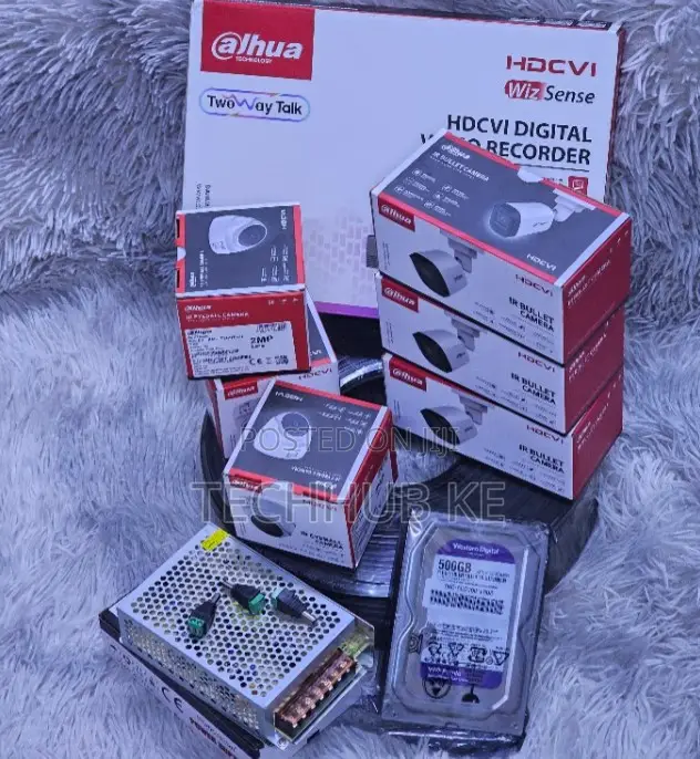 Dahua 4 Channel CCTV Dome/Bullet Ir Full Set Security System
