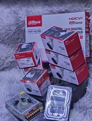 Complete Set Dahua CCTV Security Cameras / Dahua 4 Channel Kit
