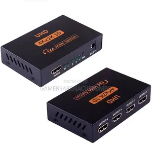 UHD X 3D HDMI Splitter 1 in 4 Out Hdmi Uk Plug