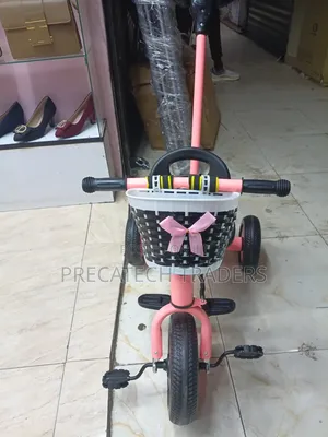 Premium Kids Tricycle With Basket Comfortable Seat