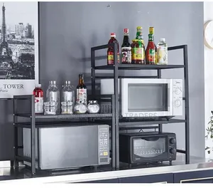 Metallic Microwave Stand