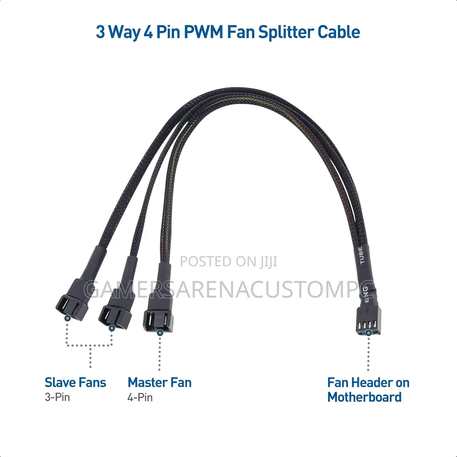 Cable Matters 2-Pack 3 Way 4 Pin PWM Fan Splitter Cable
