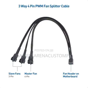 Cable Matters 2-Pack 3 Way 4 Pin PWM Fan Splitter Cable