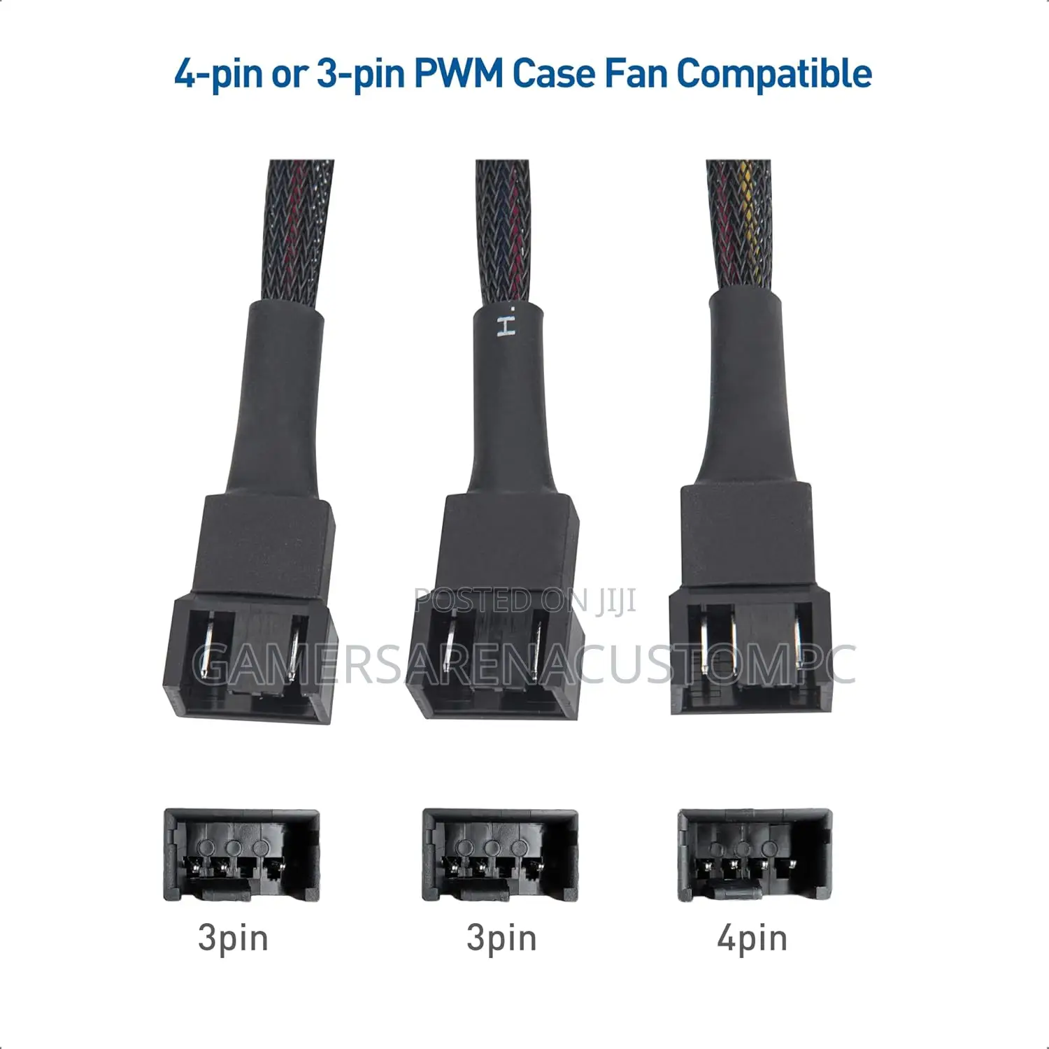 Cable Matters 2-Pack 3 Way 4 Pin PWM Fan Splitter Cable