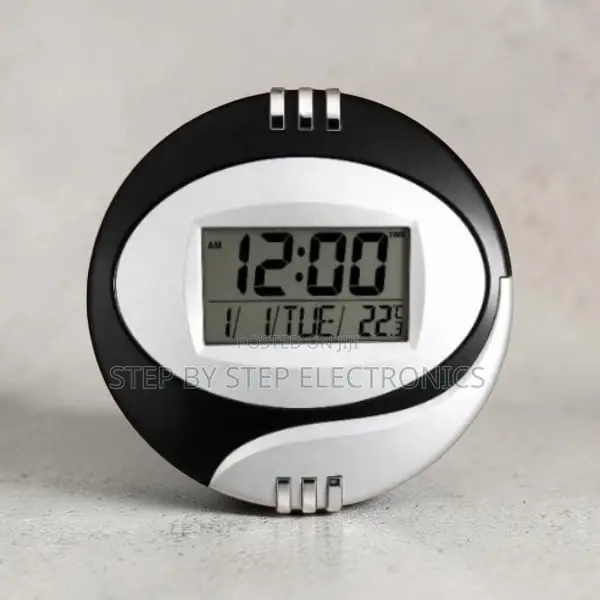 Calendar Display Modern Luxury Kadio Table Wall Mount Digital Clock