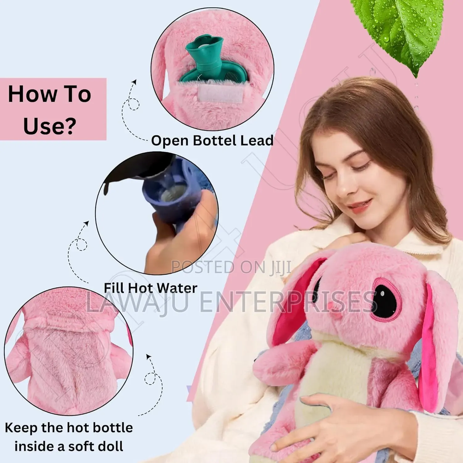 Soft Plush Hot Water Bottle