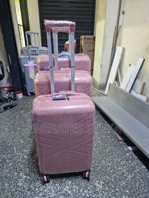 3-in-1 Unbreakable PP Rubber Suitcase Set