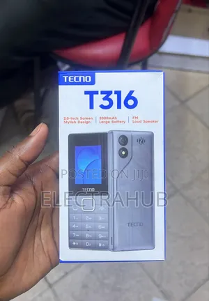 New Tecno T316 Black