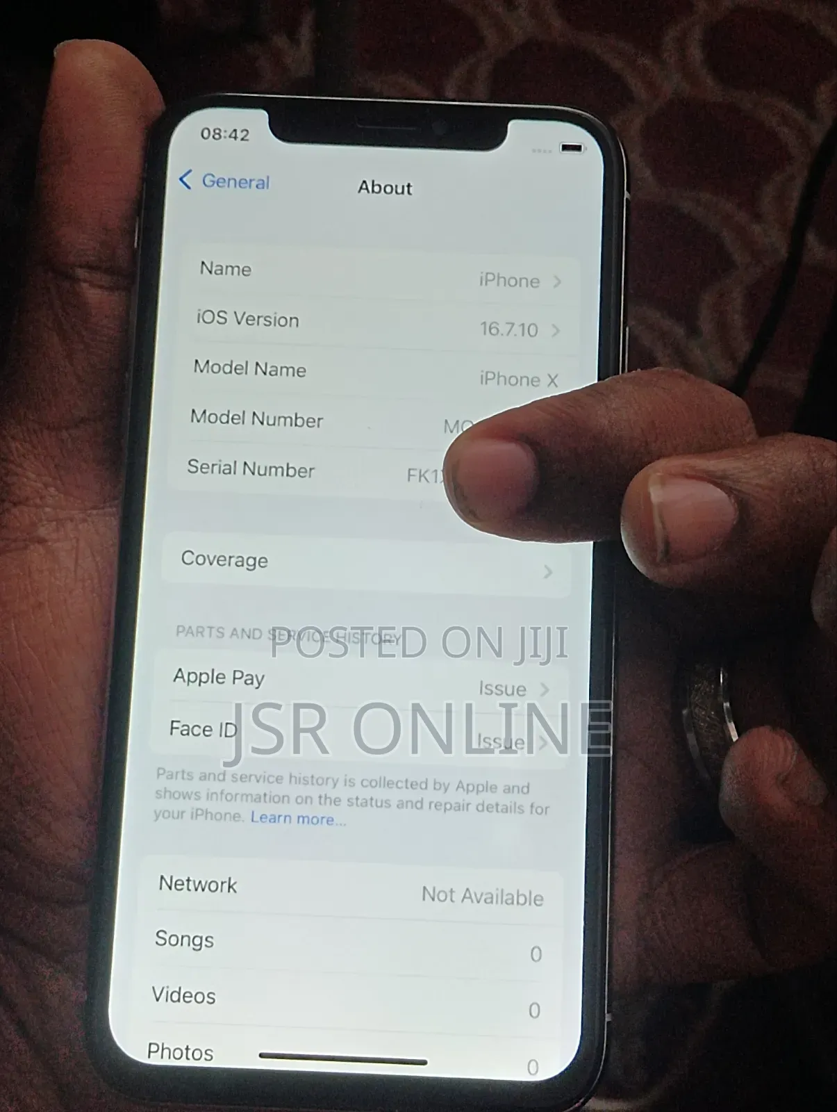 Apple iPhone X 256 GB White