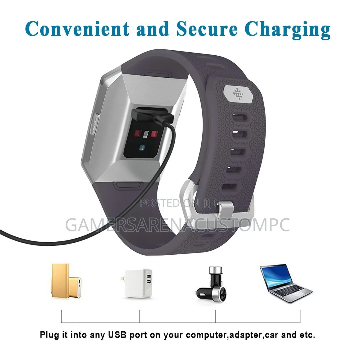 Fitbit Ionic Charger,Replacement USB Charger Cable Cord