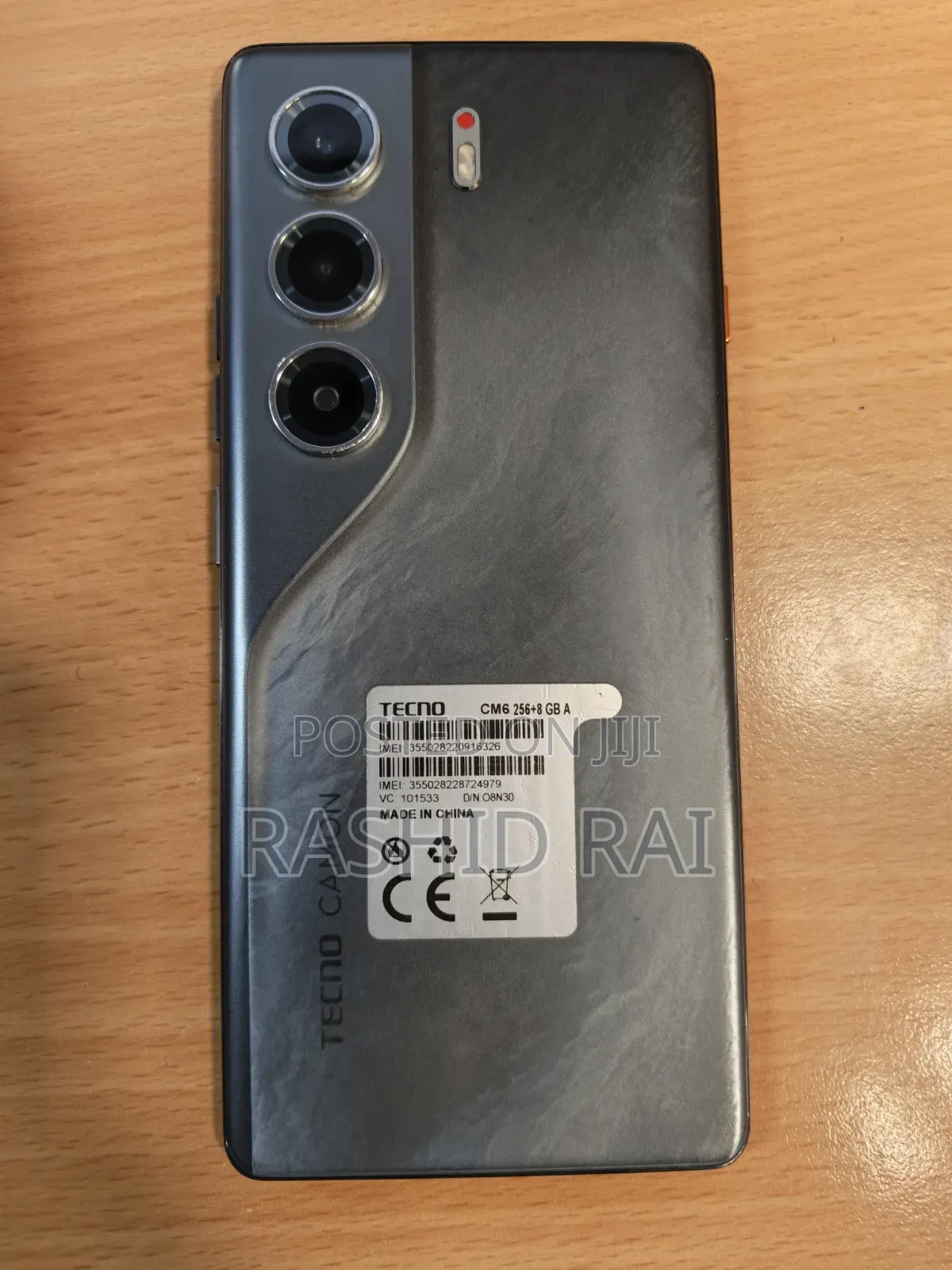 Tecno Camon 40 Pro 4G 256 GB Gray