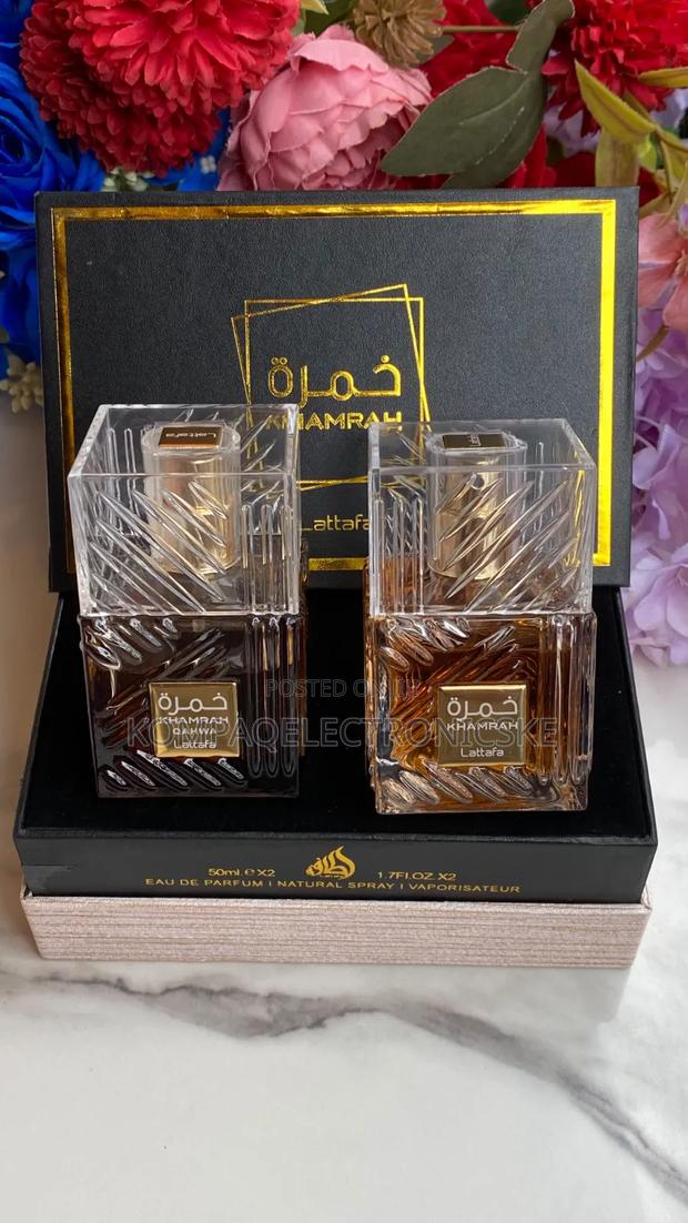 Lattafa Khamrah 2-Piece Perfume Set – Original - main view