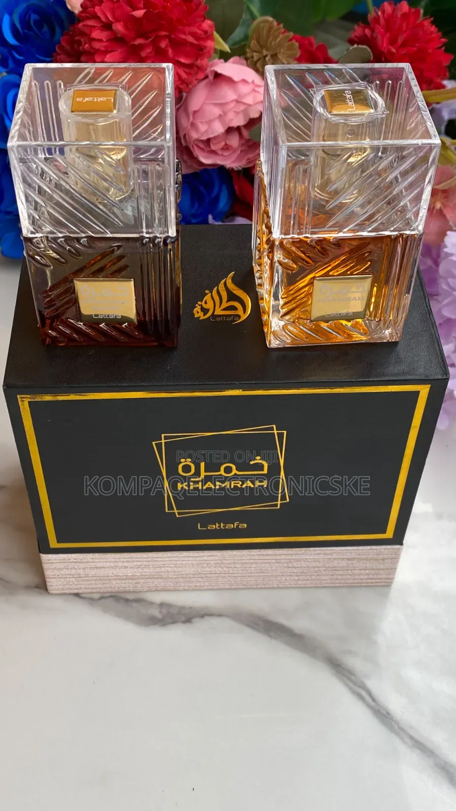 Lattafa Khamrah 2-Piece Perfume Set – Original