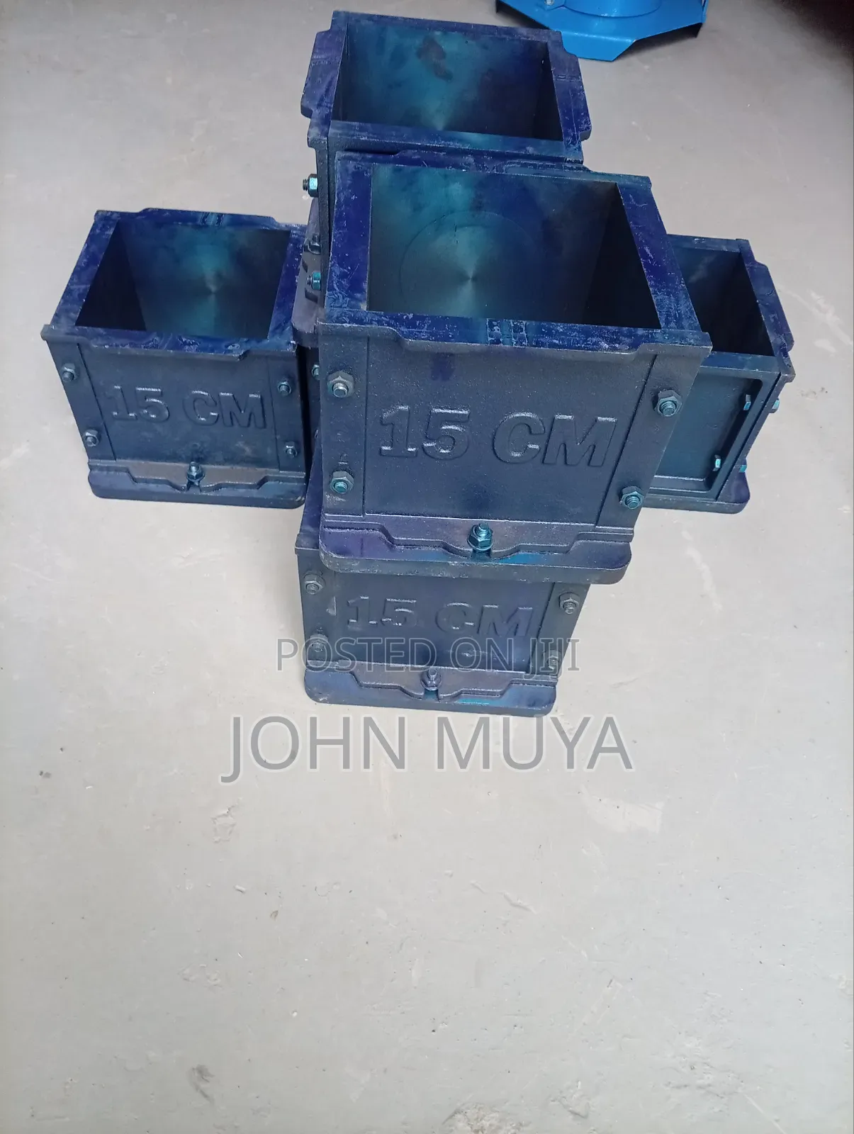 150mm Cast Iron Test Cube Box/Moulds