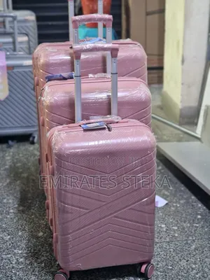 Fashion 3 in 1 Unbreakble Laxurious Rubber Suitcase